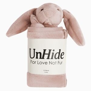 UnHide Lovey Plush Pink Blanket